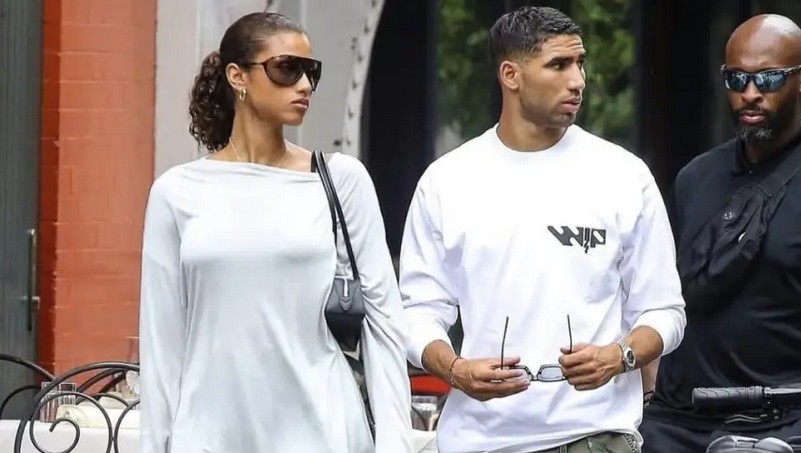 أشرف حكيمي وإيمان همام.. صداقة بريئة أم قصة حب في الخفاء؟