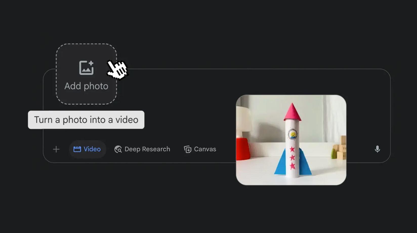 غوغل تطلق ميزة تحويل الصور إلى فيديوهات