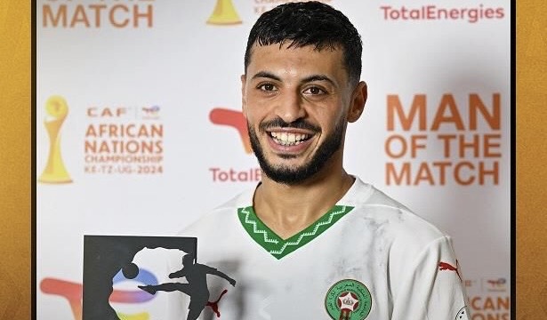 أسامة المليوي يحصد جائزة أفضل لاعب في مباراة المغرب والكونغو