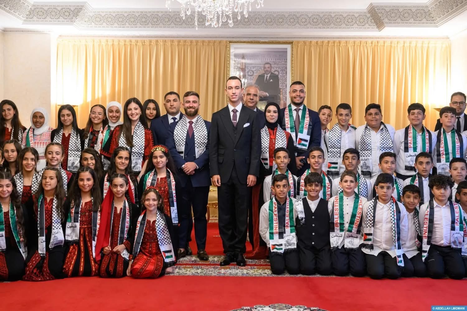 إفتتاحية. أطفال القدس في حضرة ولي العهد الأمير مولاي الحسن