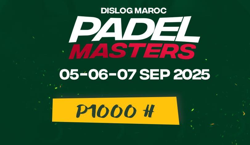 الثنائي رضا العمراني وخليل بوطالب يحرز لقب الدورة الخامسة من “ديسلوج المغرب بادل ماسترز”