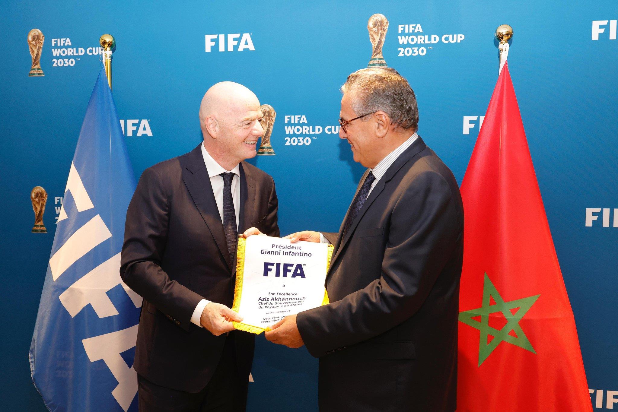 مونديال 2030.. رئيس الفيفا يشيد بتقدم التحضيرات في المغرب