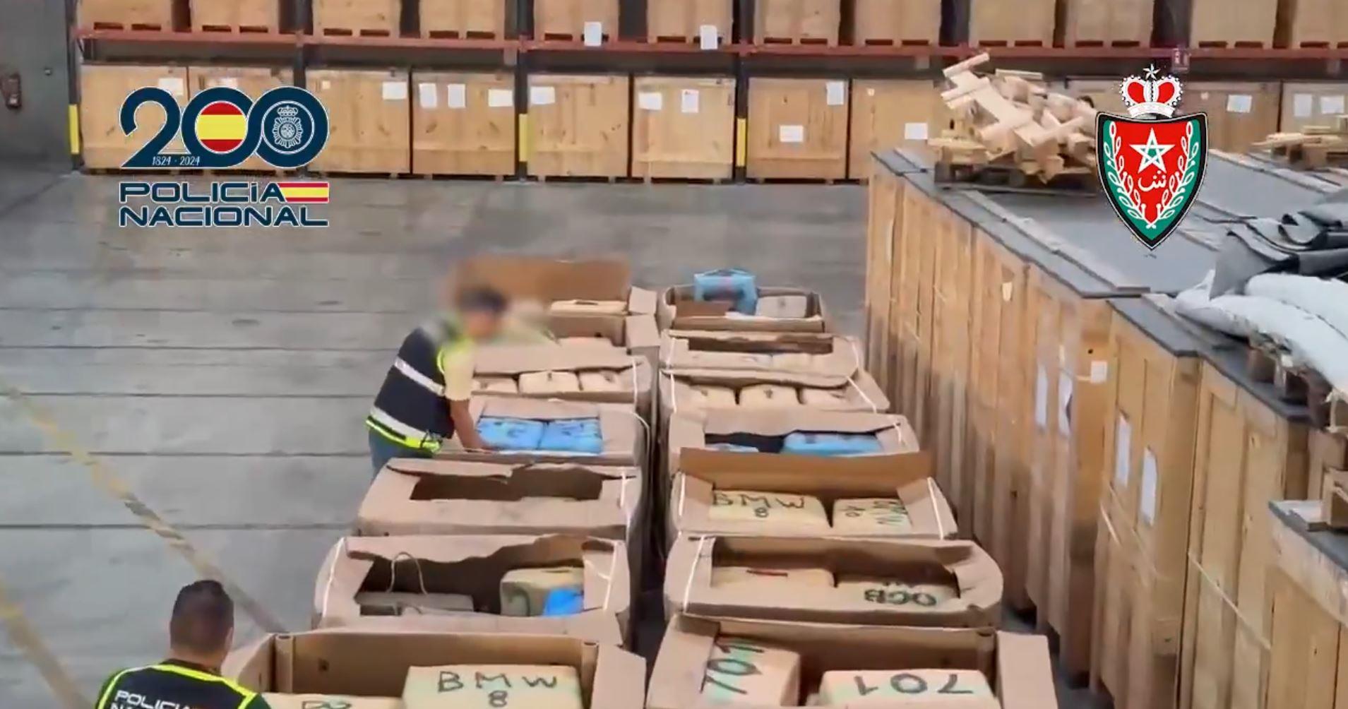 إسبانيا.. حجز أكثر من 11 طنا من مخدر الحشيش بالتعاون مع المغرب