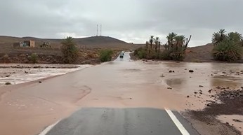 استئناف حركة السير بالطريق الوطنية رقم 9 بين أكذز وورزازات