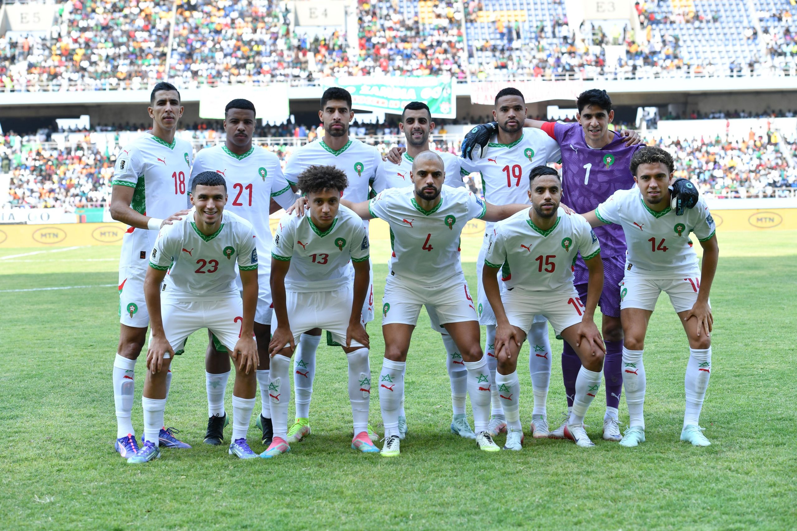 المنتخب المغربي يواصل تحقيق العلامة الكاملة بعد فوزه على زامبيا بهدفين دون رد
