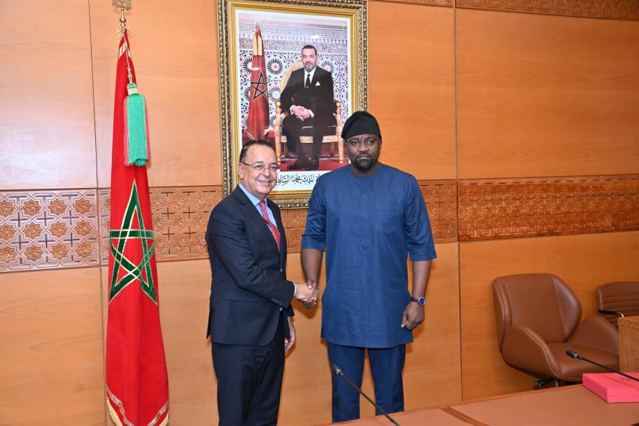 مجلس المستشارين.. حداد يتباحث مع وفد برلماني غاني