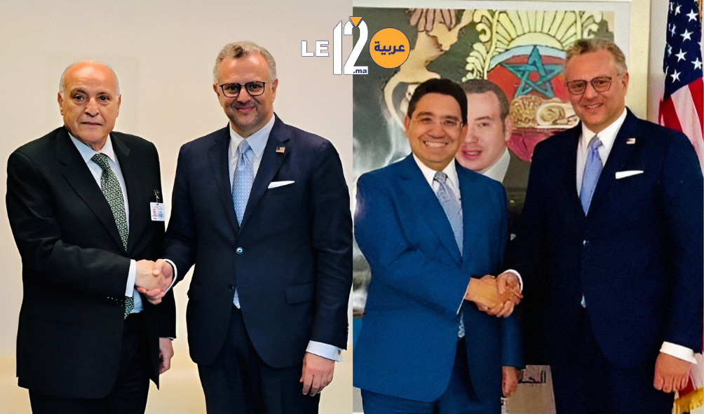 بوريطة بجانب بولس ضاحكا وعطاف يظهر عبوساً.. بماذا أبلغهما مستشار ترامب؟