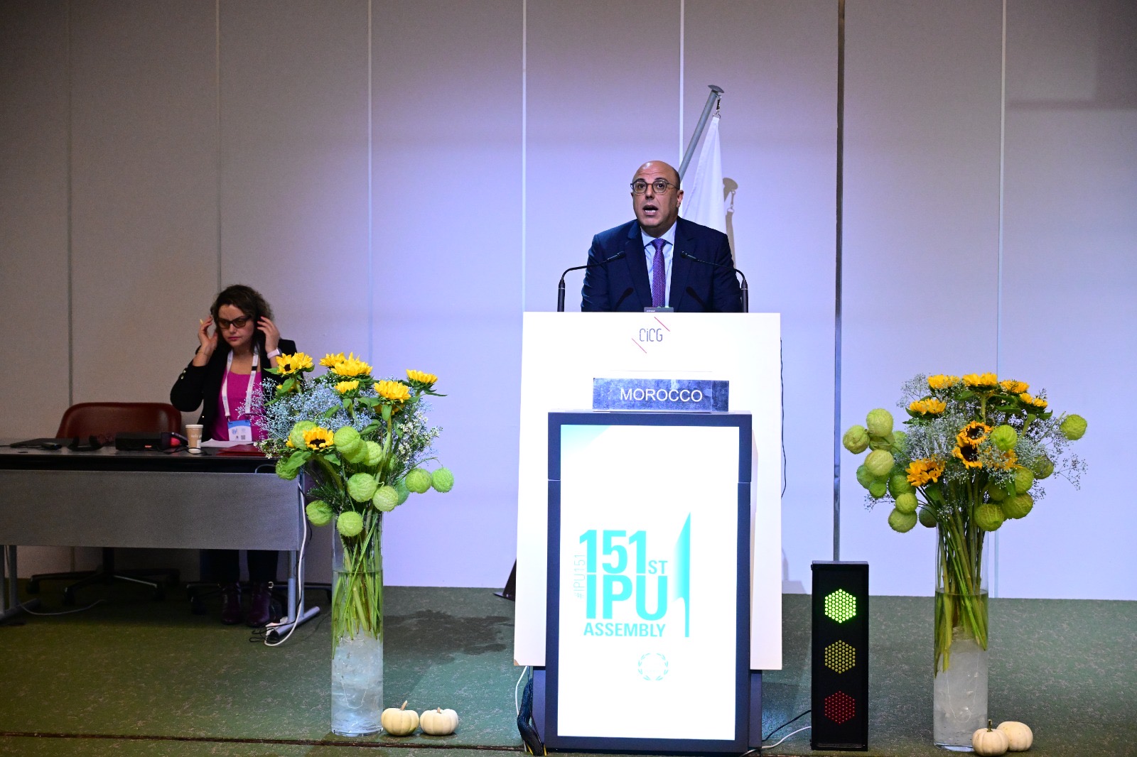 ولد الرشيد يستعرض سياسة المملكة المغربية بقيادة جلالة الملك محمد السادس في مجال العمل الإنساني