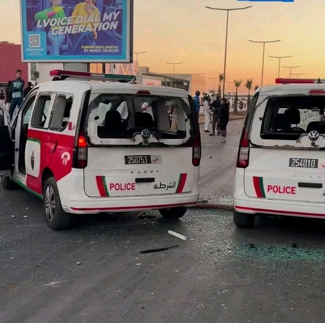 مخربون من جيل “Z” يشعلون سلا و أولاد تايمة وسيدي بيبي وهدوء في باقي المدن