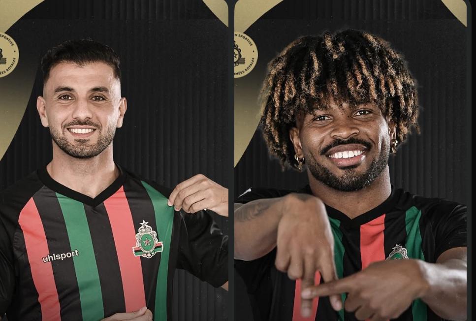 نادي الجيش الملكي يجدد عقدي الدولي أنس باش ومدافعه الكونغولي