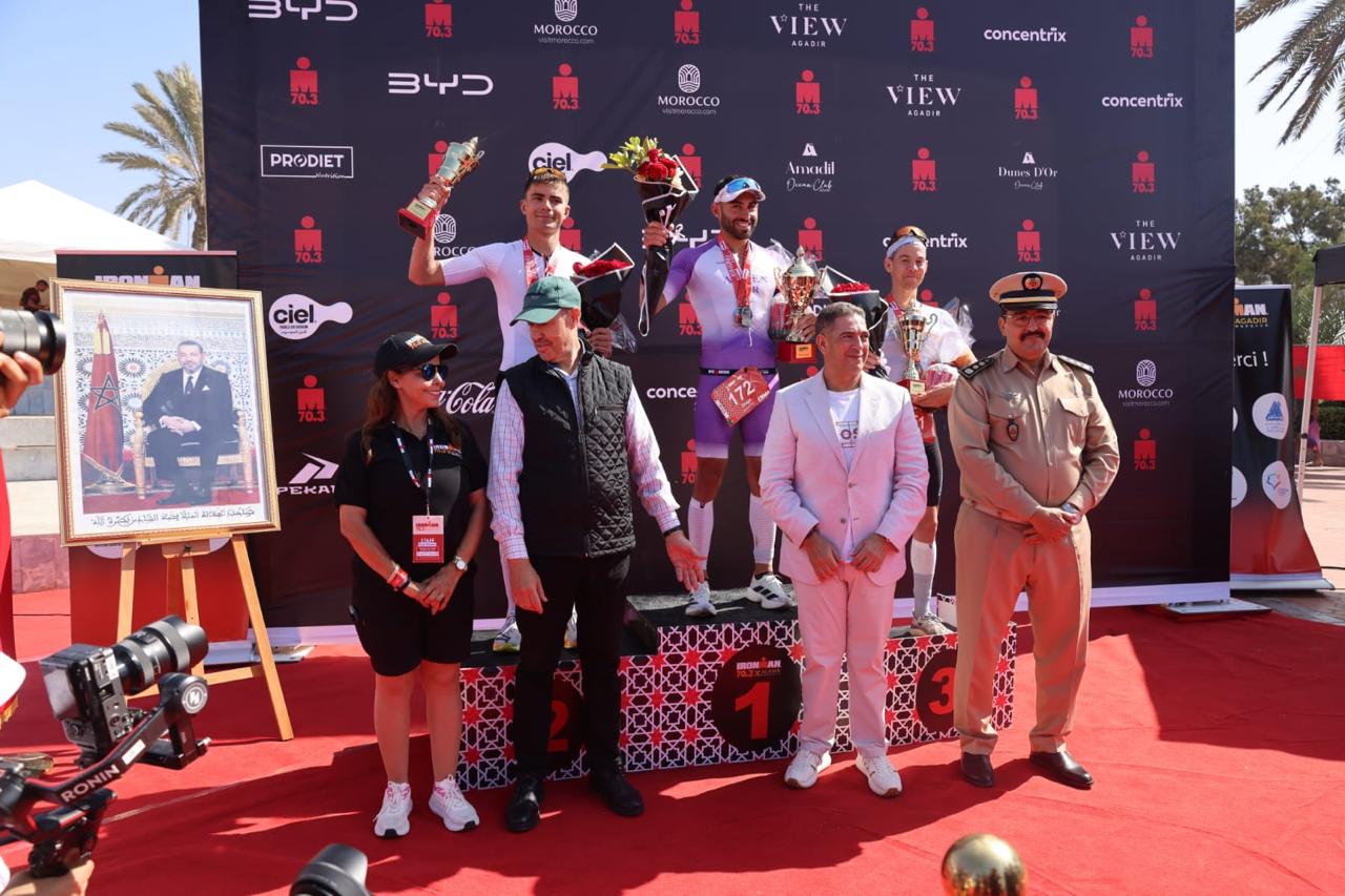 أكادير.. نجاح باهر للنسخة الافتتاحية من سباق “الرجل الحديدي” Ironman 70.3 (تصاور)