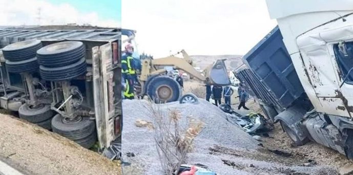 فاجعة على طريق طنجة تطوان: شاحنة تنهي حياة زوجين في مشهد صادم