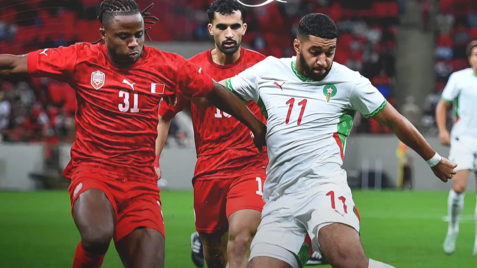 المغرب يتجاوز البحرين بـ “رأسية قاتلة” استعدادًا لأمم أفريقيا
