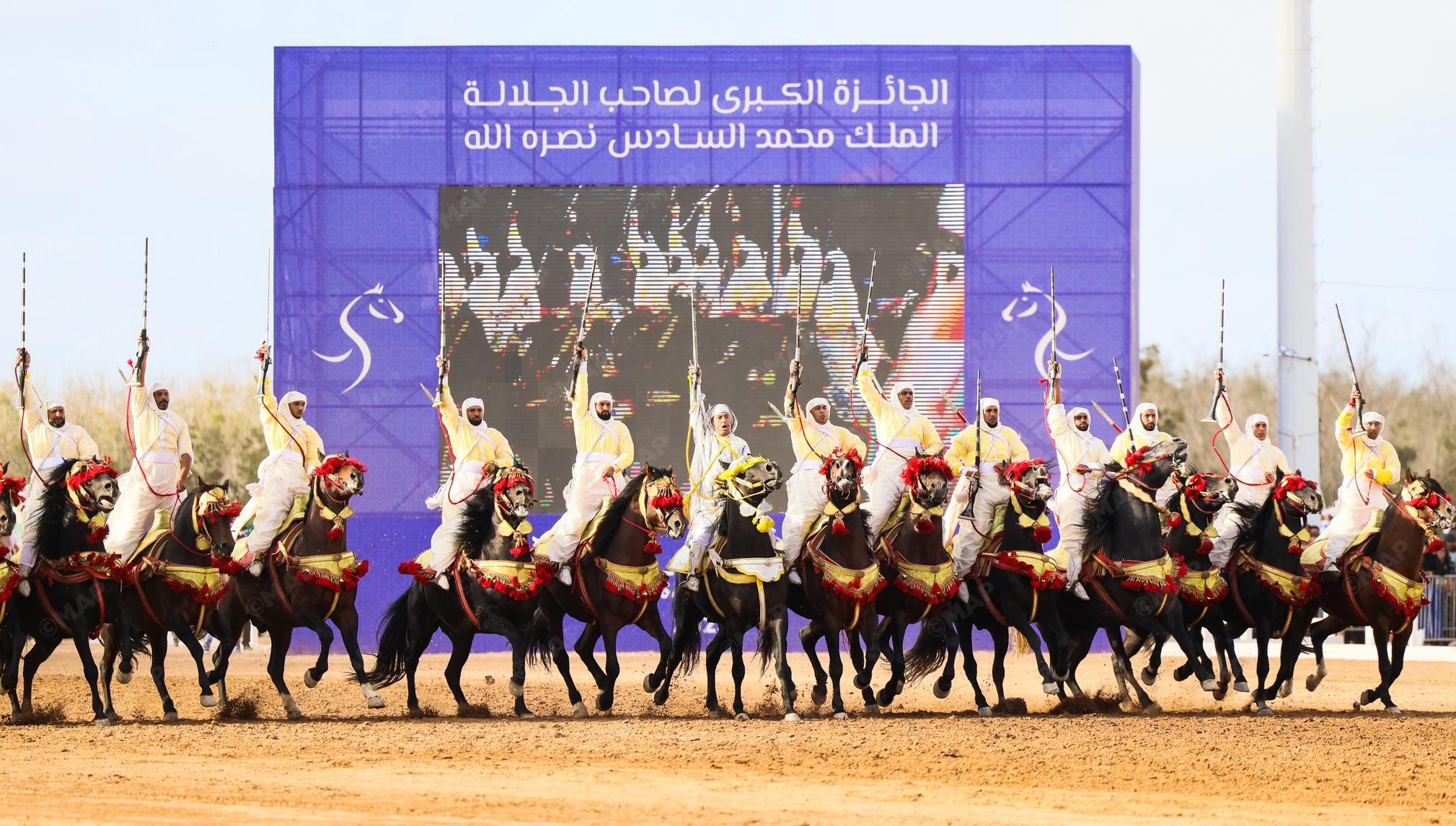 معرض الفرس بالجديدة.. تتويج سربة بني ملال خنيفرة بالجائزة الكبرى للتبوريدة