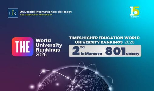 الجامعة الدولية للرباط تدخل التصنيف العالمي المرموق “تايمز هاير إدوكيشن رانكينغز” لعام 2026 وتحتل المرتبة الثانية وطنيا