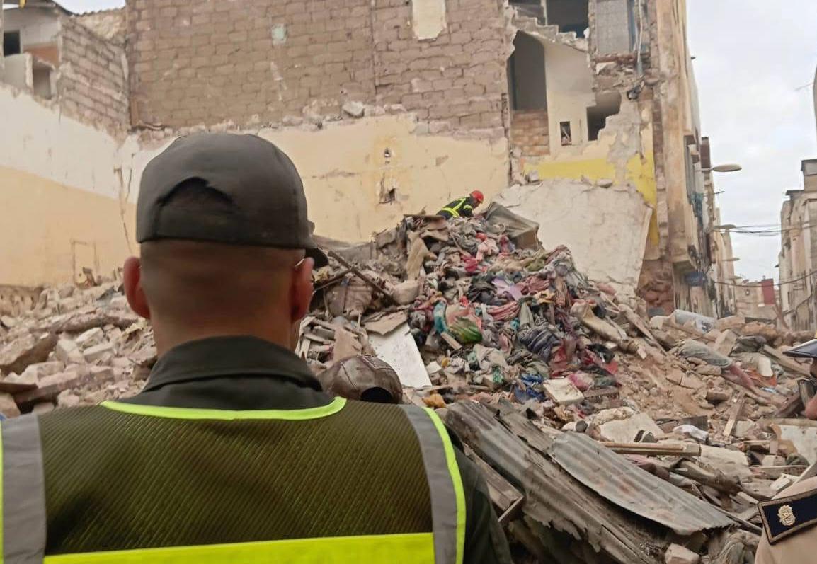 الدار البيضاء. إنهيار بناية من 4 طوابق يخلف مصرع شخصين