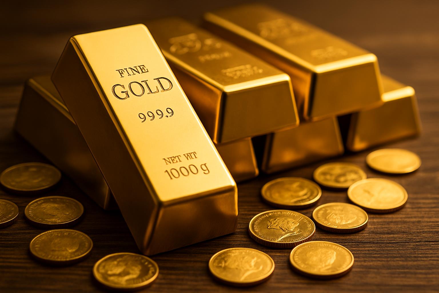 ارتفاع الذهب للأسبوع الثامن على التوالي