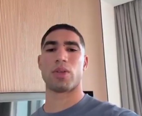 حكيمي يوجه رسالة دعم مؤثرة لـ”أشبال الأطلس”