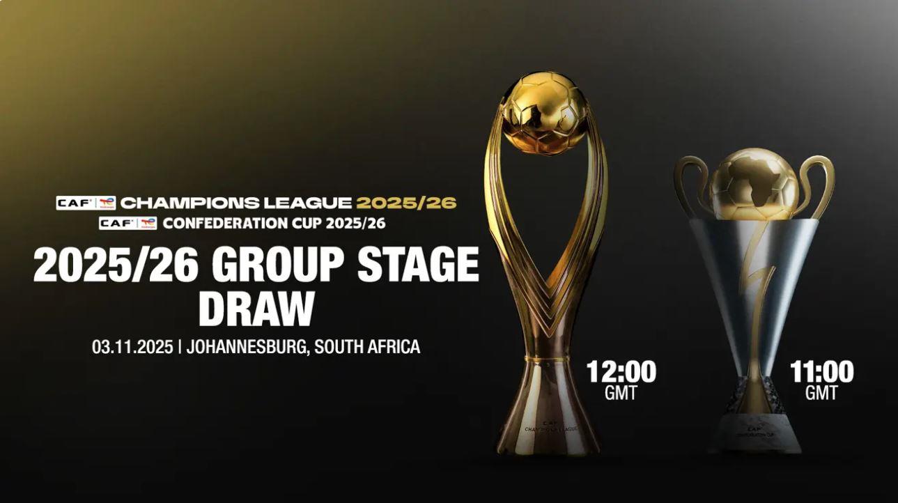 “الكاف” يحدد موعد قرعة دور المجموعات لأبطال إفريقيا والكونفيدرالية