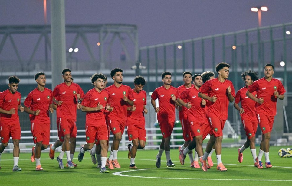 أشبال الأطلس يواصلون استعداداتهم لكأس العالم لأقل من 17 سنة بقطر