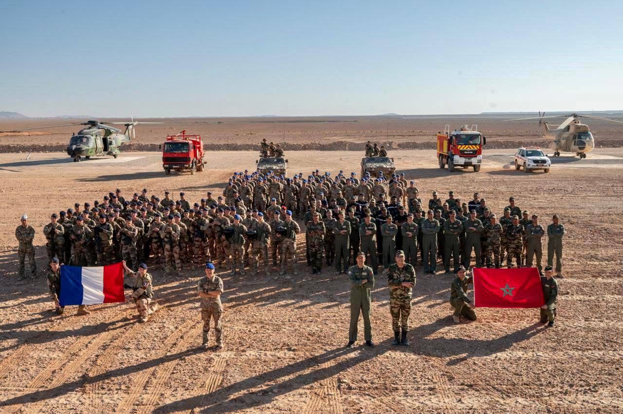 إستخدمت الذخيرة الحية. إختتام مناورة الشرقي 25 بين المغرب وفرنسا