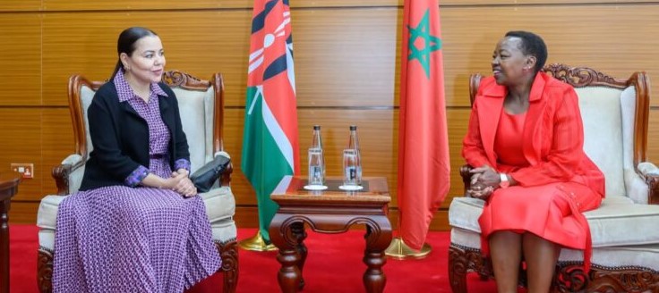 السيدة الأولى لكينيا تُقيم مأدبة عشاء على شرف الأميرة للا أسماء بالقصر الرئاسي بنيروبي