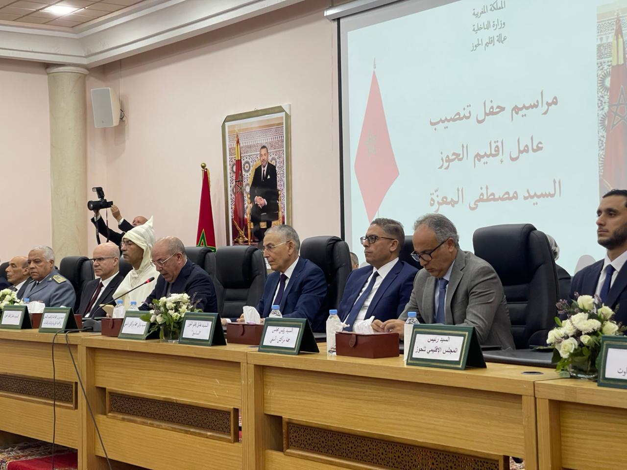 تنصيب مصطفى المعزة عاملاً على إقليم الحوز.. الوزير البواري يؤكد على تفعيل المفهوم الجديد للسلطة