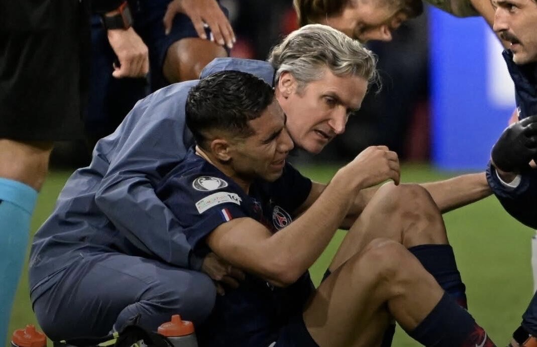 عاجل. الدولي المغربي أشرف حكيمي يتعرض لإصابة خطيرة