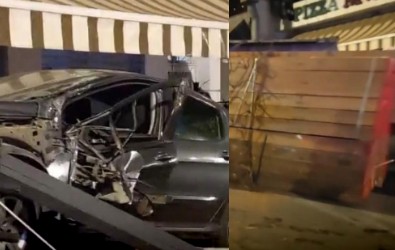 تقطع ليه الفران.. شاحنة تقتحم مقهى وتخلف خسائر مادية جسيمة