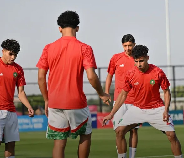 استعداداً لموقعة كاليدونيا الجديدة.. “أشبال الأطلس” يواصلون التحضيرات في الدوحة