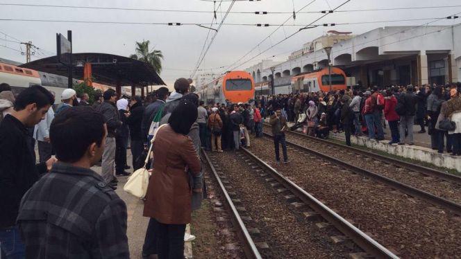 انحراف لقطار بضائع يربك حركة السير بين طنجة وسيدي قاسم