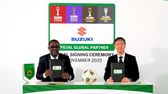 “الكاف ” وسوزوكي موتور “ يبرمان شراكة عالمية لكاس افريقيا المغرب 2025 و كاس افريقيا للسيدات المغرب 2026