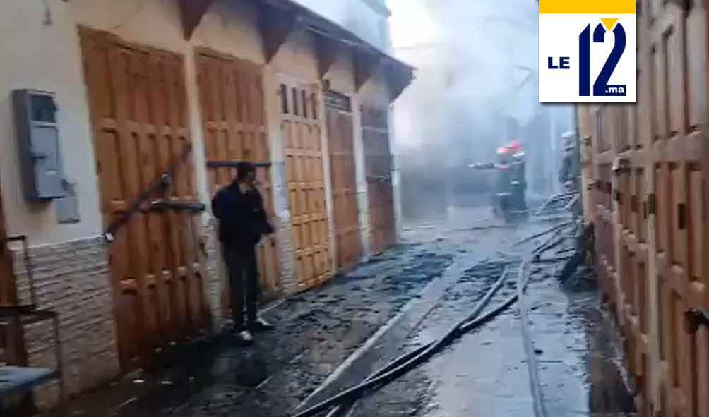 تازة.. حـ.ريق “قبة السوق” يُرعب الساكنة ويُخلّف خسائر فادحة