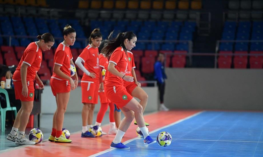 ربع نهائي المونديال .. المنتخب النسوي داخل القاعة يواصل استعداداته للقاء اسبانيا