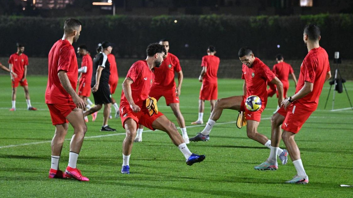 أسود الأطلس يختتمون استعداداتهم لمواجهة سوريا في ربع نهائي كأس العرب