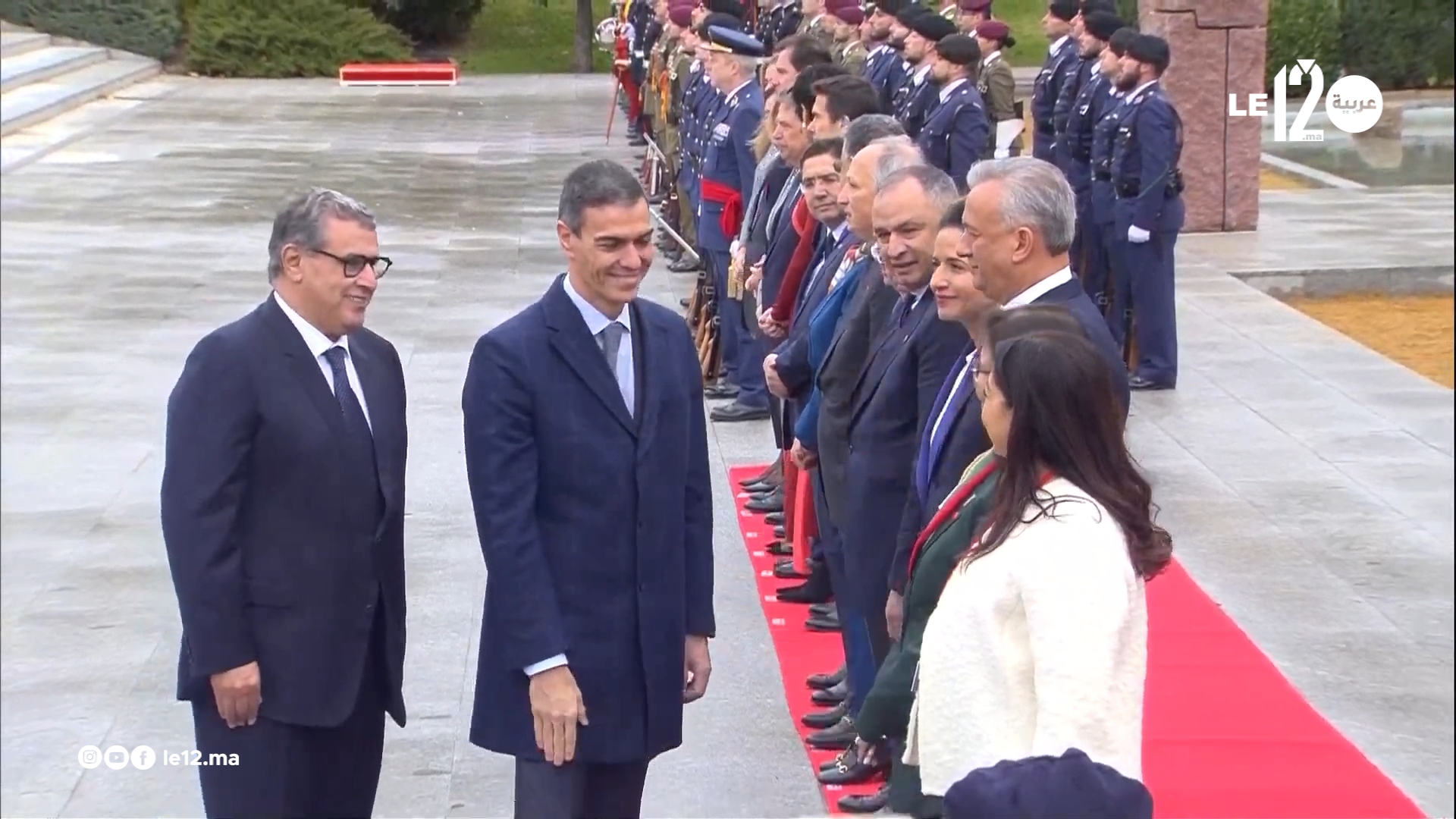 الدورة الـ 13 للاجتماع رفيع المستوى بين المغرب إسبانيا …سانشيز يستقبل عزيز أخنوش