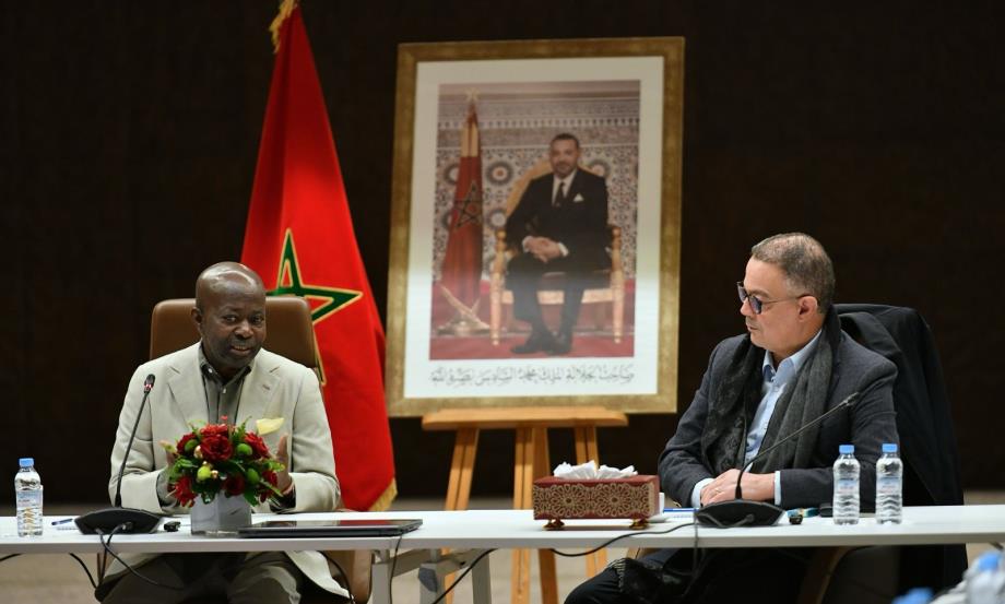 تنظيم التظاهرات الرياضية الكبرى محور اجتماع بين لقجع ورئيس اللجنة المنظمة للألعاب الأولمبية للشباب “دكار 2026”