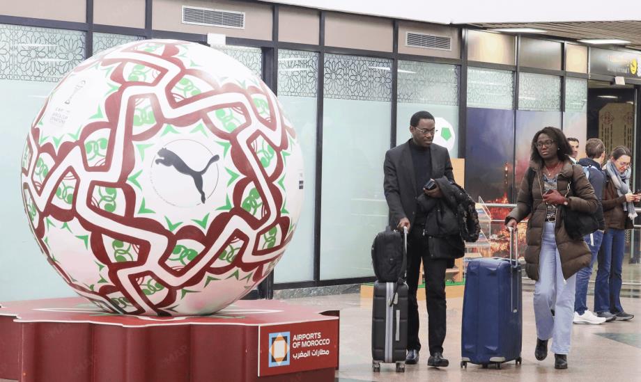 مطارات المملكة تحطم أرقاما قياسية في أعداد الوافدين عشية انطلاق الكان