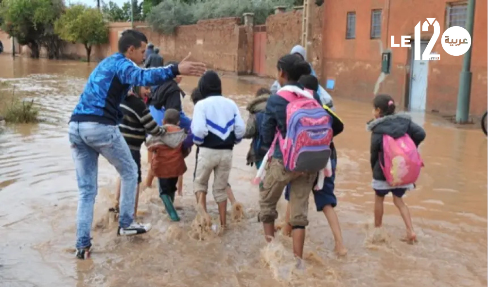 للمرة الثانية خلال أسبوع.. سوء الأحوال الجوية يشل الدراسة في قرى شفشاون 