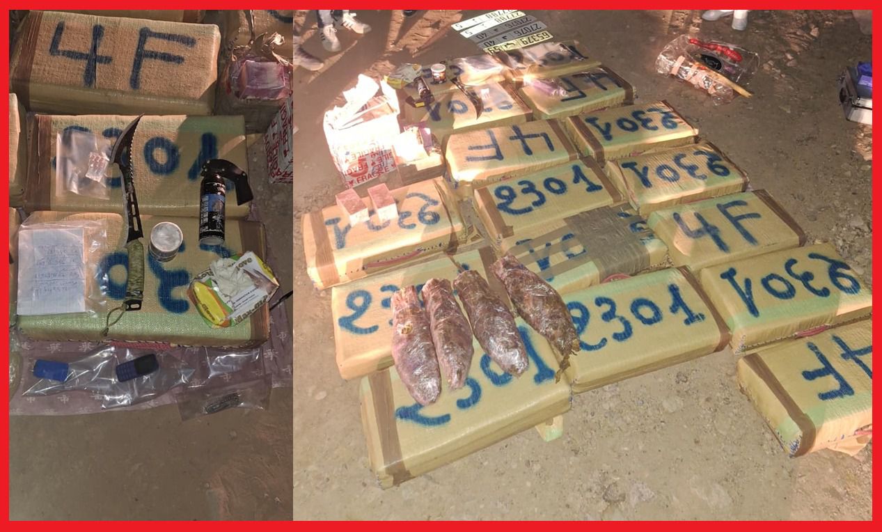 ورزازات.. تنسيق أمني يجهض محاولة تهريب نصف طن من “الشيرا” بعد مواجهة بالـ.ـرصاص