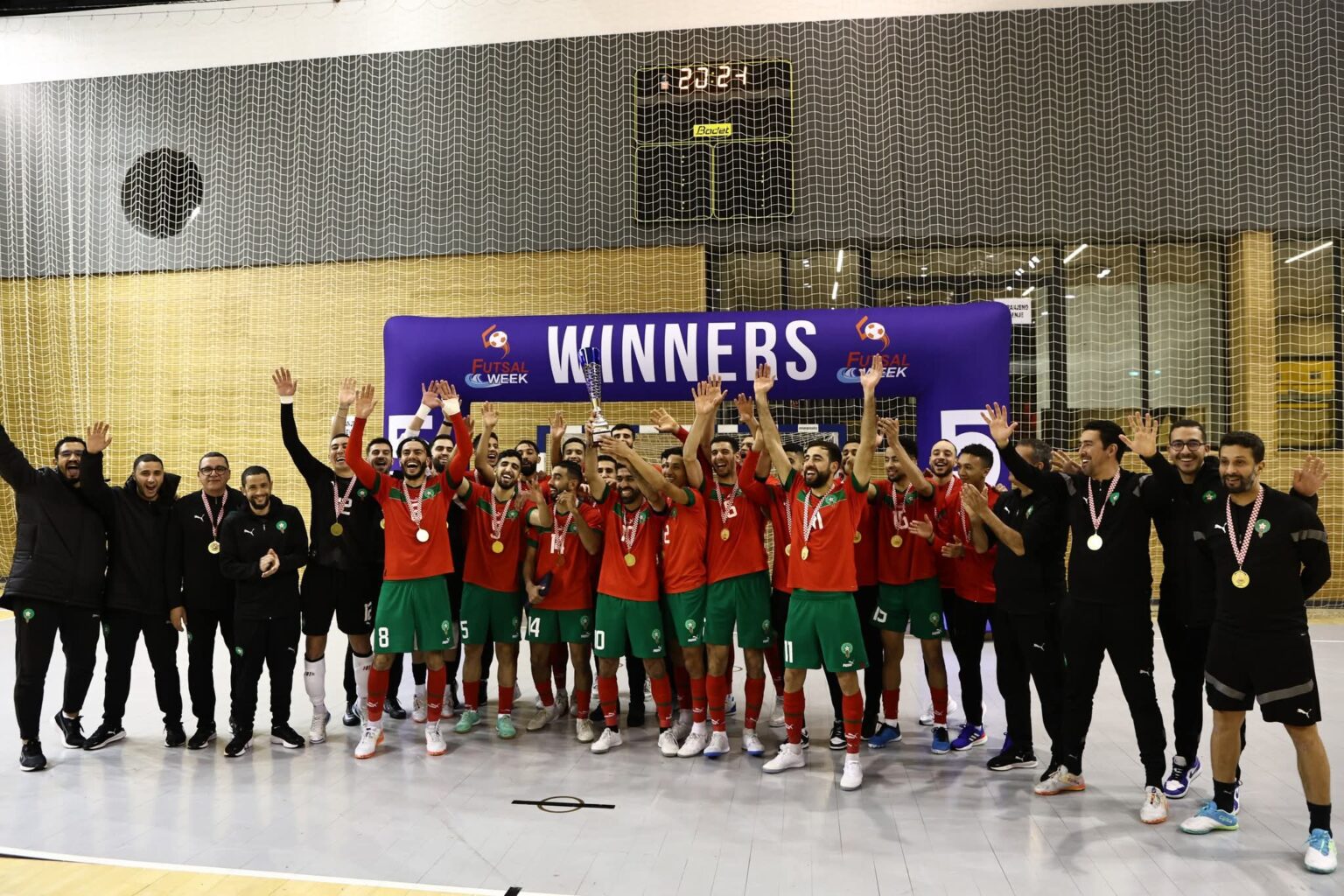 ​”أسود القاعة” يتربعون على عرش “ويك فوتسال” بكرواتيا بثمانية مدوية في مرمى رومانيا