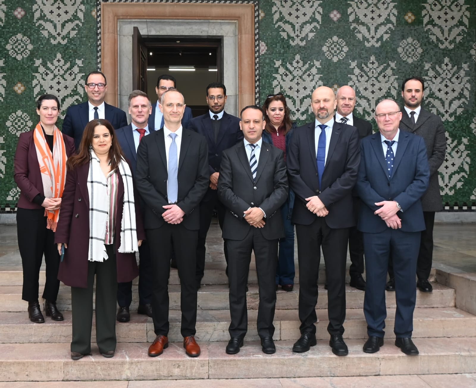 وزارة العدل تستقبل وفداً دنماركياً رفيع المستوى لتعزيز التنسيق القضائي والأمني