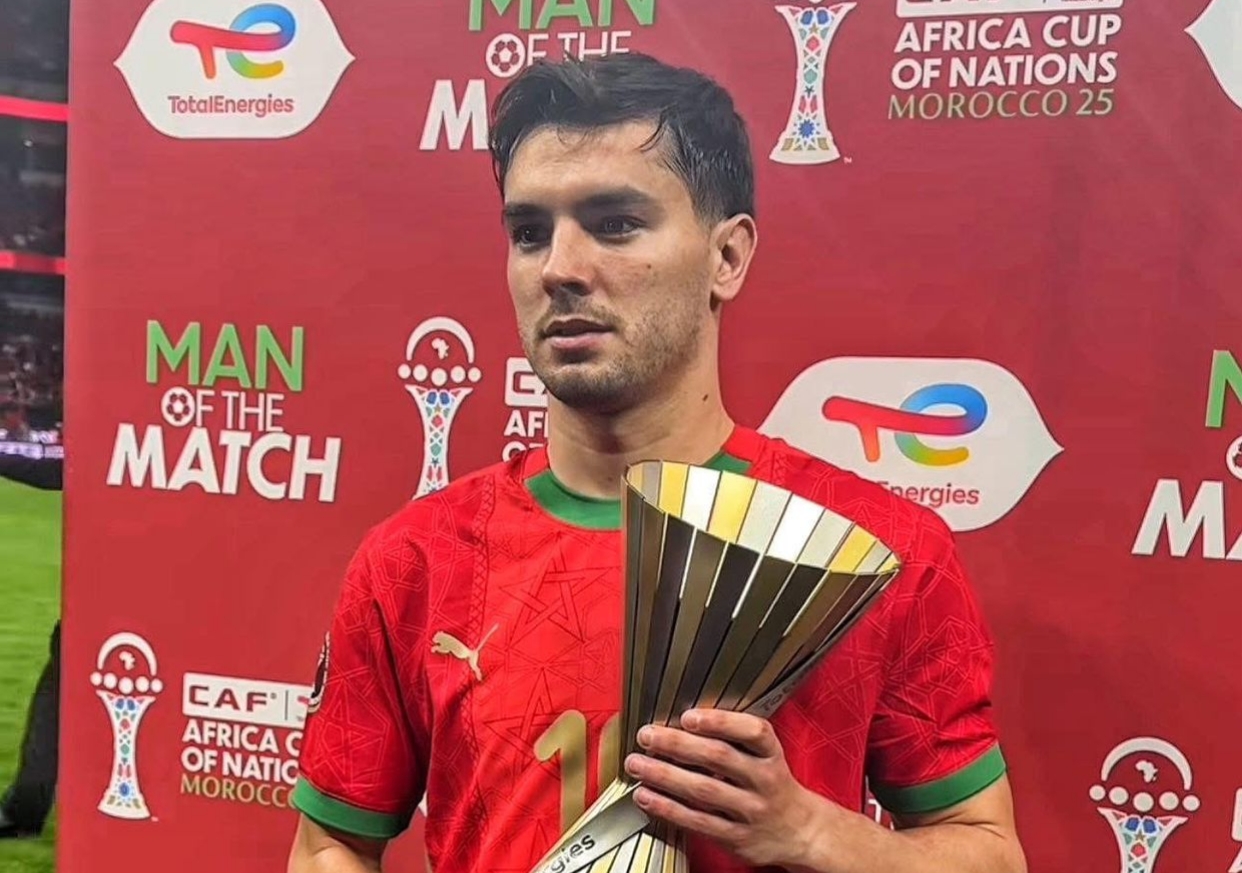 ​بصمة “الأسد” دياز تقود المغرب لربع نهائي الكان.. والكاف يتوجه بلقب “رجل المباراة”