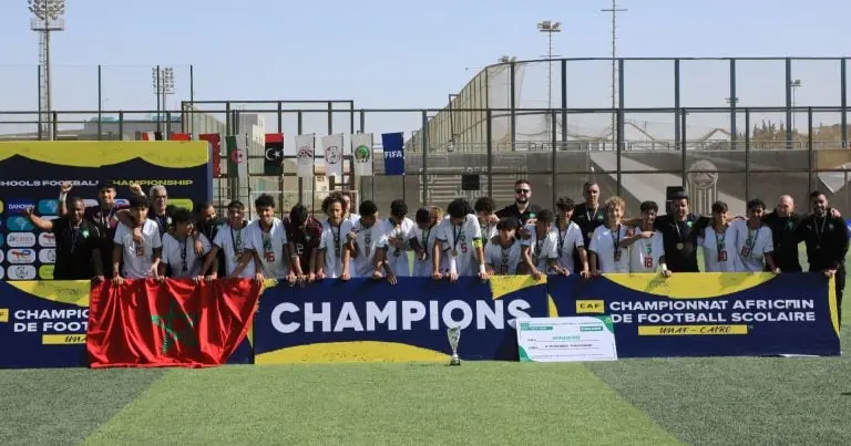 كرة القدم المدرسية المغربية تتربع على عرش “شمال إفريقيا” وتتأهب للنهائيات القارية