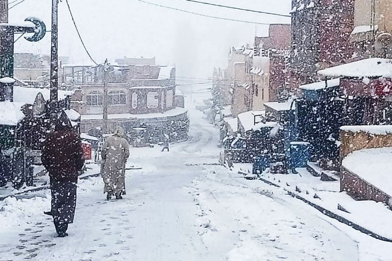 نشرة برتقالية.. أمطار قوية وثلوج ورياح عاصفية تضرب عدة مناطق بالمملكة إلى غاية الأربعاء