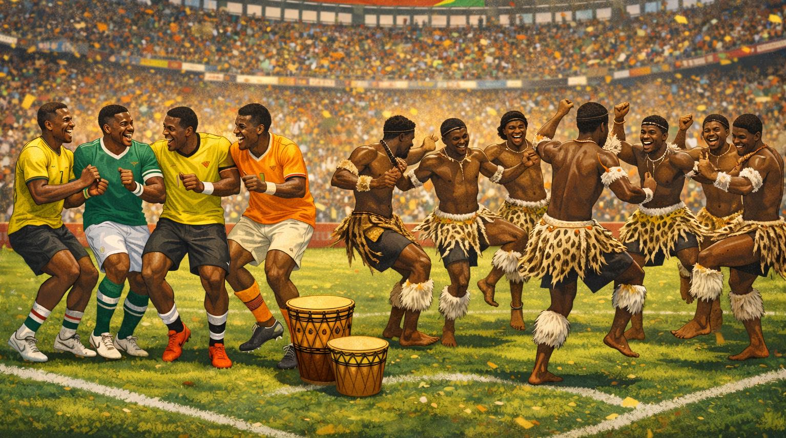 الرقصات الإفريقية.. طقوس احتفالية تنبض بالحياة في الأعراس الكروية