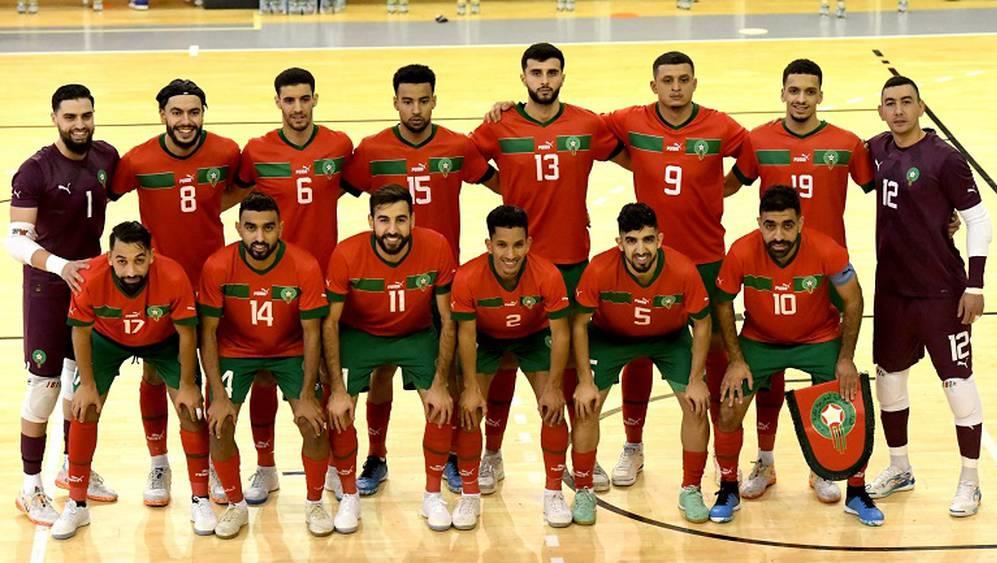 كرة القدم داخل القاعة .. بحصة عريضة، “أسود الأطلس” يمطرون شباك اسكتلندا