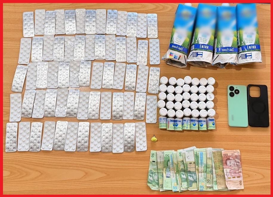 سلا.. تنسيق أمني يطيح بصاحب سوابق وبحوزته أزيد من 2000 قرص مهلوس