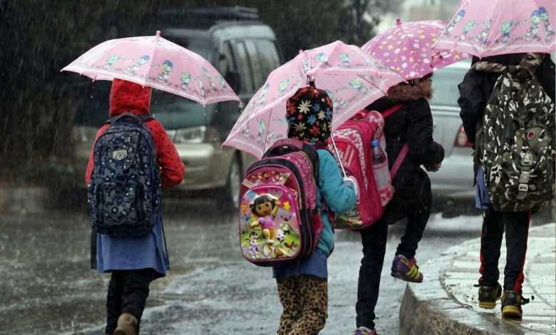 بسبب سوء الأحوال الجوية.. تعليق الدراسة بإقليم تطوان يومي الجمعة والسبت