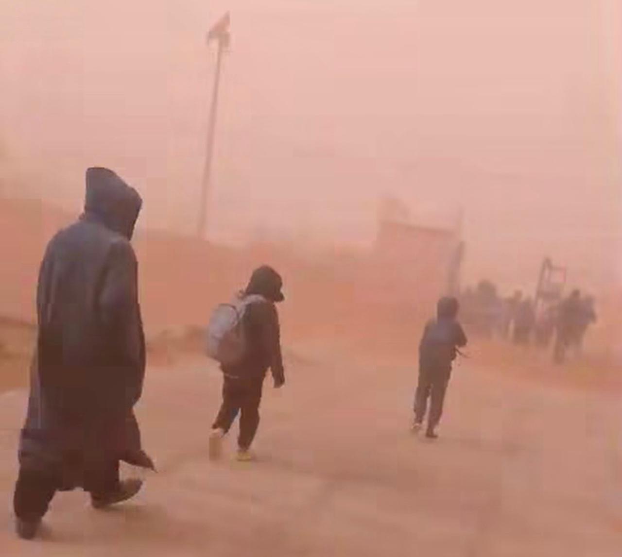 وجدة. «عجاج» يعصف بالشرق وإختلاف حول العيش وإقرار الدراسة في “الطراريد”